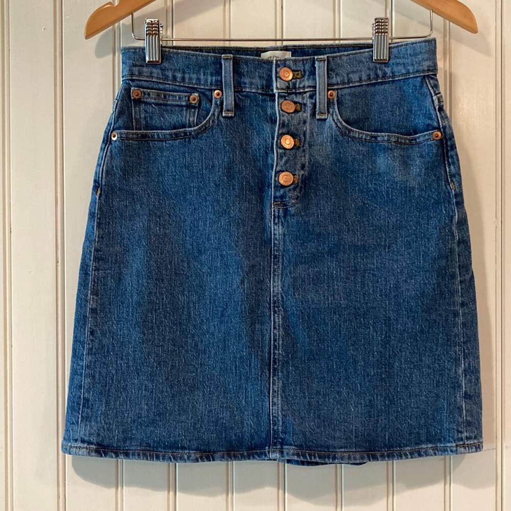 J Crew denim jean mini skirt- new no tags - size 26